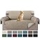 H.VERSAILTEX HVERSAILTEX Sofa Protector for DogsCatsPets Sofa Covers Slipcover Quilted Couch Coveres Loveseat Covers with Non Slip Elastic Strap Water Resistant Seat Width 46 Loveseat KhakiBeige