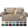 H.VERSAILTEX HVERSAILTEX Sofa Protector for DogsCatsPets Sofa Covers Slipcover Quilted Couch Coveres Loveseat Covers with Non Slip Elastic Strap Water Resistant Seat Width 46 Loveseat KhakiBeige