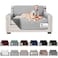 Sofa Shield Couch Loveseat Covers for Dogs Reversible Furniture Protector with Strap Stain and Tear Resistant Cushion Cover 54 inch Seat Machine Washable Slipcover Pets Cats Light Gray Charcoal