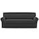 Easy-Going EasyGoing 2 Pieces Microfiber Stretch Sofa Slipcover Spandex Soft Fitted Sofa Couch Cover Washable Furniture Protector with Elastic Bottom KidsPet Oversized Sofa Dark Gray