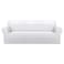 PureFit Super Stretch Sofa Slipcover Spandex Non Slip Soft Couch Sofa Cover Washable Furniture Protector with Non Skid Foam and Elastic Bottom for Kids Pets Oversized Sofa White