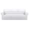 PureFit Super Stretch Sofa Slipcover Spandex Non Slip Soft Couch Sofa Cover Washable Furniture Protector with Non Skid Foam and Elastic Bottom for Kids Pets Oversized Sofa White