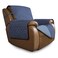 Easy-Going EasyGoing Oversized Recliner Cover Reversible Couch Cover Sofa Cover for Living Room Water Resistant Furniture Protector with Elastic Straps for Pets Kids Oversized Recliner Dark BlueLight