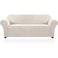 PrinceDeco Oversized Stretch Sofa Cover Slipcover 1Piece Spandex Jacquard Fabric Universal Couch Cover for 3 Cushion Washable Non Slip Sofa Cover Pet Friendly XL Sofa 101110 Ivory