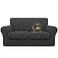 Easy-Going EasyGoing 100 Dual Waterproof 3 Pieces Loveseat Cover Stretch Soft Couch Cover for Dogs Sofa Slipcover for 2 Separate Cushion Couch Leakproof Furniture Protector for Kids Pets Dark Gray