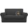 Easy-Going EasyGoing 100 Dual Waterproof 3 Pieces Loveseat Cover Stretch Soft Couch Cover for Dogs Sofa Slipcover for 2 Separate Cushion Couch Leakproof Furniture Protector for Kids Pets Dark Gray