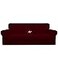 Easy-Going EasyGoing 100 Dual Waterproof 4 Pieces Oversized Cover Stretch Soft Couch Cover for Dogs Sofa Slipcover for 3 Separate Cushion Couch Leakproof Furniture Protector for Kids Pets Wine
