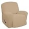 Easy-Going EasyGoing Oversized Recliner Chair Stretch Cover Sofa Slipcover Sand