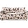 Lamberia Printed Sofa Cover Stretch Couch Cover Sofa Slipcovers for Couches and Loveseats with Two Pillow Cases Love Forever Loveseat