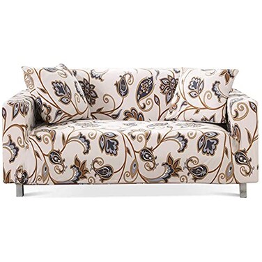 Lamberia Printed Sofa Cover Stretch Couch Cover Sofa Slipcovers for Couches and Loveseats with Two Pillow Cases Love Forever Loveseat