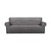 PureFit Super Stretch Sofa Slipcover Spandex Non Slip Soft Couch Sofa Cover Washable Furniture Protector with Non Skid Foam and Elastic Bottom for Kids Pets Oversized Sofa Light Gray