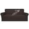 Easy-Going EasyGoing 100 Waterproof Couch Cover Dual Waterproof Sofa Cover Stretch Jacquard Sofa Slipcover Leakproof Furniture Protector for Kids Pets Dog and Cat Sofa Chocolate