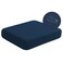NC HOME Water Repellent Sofa Seat Cushion Covers Stretch Stylish Furniture Cover Small Checked Pattern Super Soft Slipcover Machine Washable Loveseat Cushion Navy