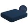 NC HOME Water Repellent Sofa Seat Cushion Covers Stretch Stylish Furniture Cover Small Checked Pattern Super Soft Slipcover Machine Washable Loveseat Cushion Navy