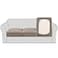 H.VERSAILTEX HVERSAILTEX Super Stretch Couch Cushion Covers Sofa Cushion Slipcovers Jacquard Fabric Individual Seat Couch Slipcover Sets for Pets with Elastic Bottom3 Packs Cushion Sofa Covers Taupe