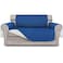 Easy-Going EasyGoing Reversible Loveseat Couch Cover for 2 Cushion Couch Sofa Cover for Dogs Water Resistant Furniture Protector with Foam Sticks Elastic Straps for Pet Loveseat BlueIvory