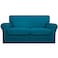 Easy-Going EasyGoing 3 Pieces Stretch Soft Couch Cover for Dogs Washable Sofa Slipcover for 2 Separate Cushion Couch Elastic Furniture Protector for Pets Kids Loveseat Peacock Blue