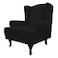 Easy-Going EasyGoing Stretch Wingback Chair Sofa Slipcover 1Piece Sofa Cover Furniture Protector Couch Soft with Elastic Bottom Spandex Jacquard Fabric Small ChecksLargeBlack