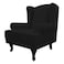 Easy-Going EasyGoing Stretch Wingback Chair Sofa Slipcover 1Piece Sofa Cover Furniture Protector Couch Soft with Elastic Bottom Spandex Jacquard Fabric Small ChecksLargeBlack