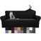 YEMYHOM Couch Cover Latest Jacquard Design High Stretch Sofa Covers for 3 Cushion Couch Pet Dog Cat Proof Slipcover Non Slip Magic Elastic Furniture Protector Sofa Black