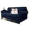 MAXIJIN 4 Piece Couch Covers for 3 Cushion Couch Super Stretch Non Slip Couch Cover for Dogs Pet Friendly Elastic Jacquard Furniture Protector Sofa Slipcovers Sofa Navy Blue