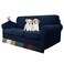 MAXIJIN 4 Piece Couch Covers for 3 Cushion Couch Super Stretch Non Slip Couch Cover for Dogs Pet Friendly Elastic Jacquard Furniture Protector Sofa Slipcovers Sofa Navy Blue