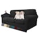 MAXIJIN 4 Piece Couch Covers for 3 Cushion Couch Super Stretch Non Slip Couch Cover for Dogs Pet Friendly Elastic Jacquard Furniture Protector Sofa Slipcovers Sofa Black
