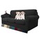 MAXIJIN 4 Piece Couch Covers for 3 Cushion Couch Super Stretch Non Slip Couch Cover for Dogs Pet Friendly Elastic Jacquard Furniture Protector Sofa Slipcovers Sofa Black
