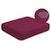 NC HOME Water Resistant Sofa Cushion Slipcovers Stretch Sofa Seat Cushion Covers Replacement Furniture Protector Washable Christmas Decoration Large Wine
