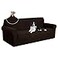U-NICE HOME UNICE HOME Stretch Couch Cover Sofa Cover Sofa Slipcover Furniture Protector for 4 Cushion Couch Sofa Pet FriendlyOversized Sofa Chocolate