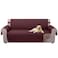 U-NICE HOME UNICE HOME Large Sofa Cover Reversible Couch Cover for Dogs with Elastic Straps Water Resistant Furniture Protector for 4 Cushion Couch Oversized Sofa BurgundyTan
