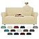 ZNSAYOTX Super Stretch Couch Cover 7292 Universal Sofa Covers with Elastic Bottom Dog Cat Pets Friendly Washable Furniture Protector Fitted Sofa Slipcovers Stay in Place Beige Sofa