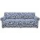 hyha Couch Cover Floral Pattern Stretch Printed 4 Pieces Sofa Slipcovers for 3 Separate Cushion Couch Washable Furniture Protector for DogsSofa Baroque