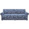 hyha Couch Cover Floral Pattern Stretch Printed 4 Pieces Sofa Slipcovers for 3 Separate Cushion Couch Washable Furniture Protector for DogsSofa Baroque