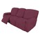 Easy-Going EasyGoing 8 Pieces Recliner Sofa Stretch Sofa Slipcover Sofa Cover Furniture Protector Couch Soft with Elastic Bottom Kids Spandex Jacquard Fabric Small Checks ASH Rose