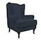Easy-Going EasyGoing Stretch Wingback Chair Sofa Slipcover 2Piece Sofa Cover Furniture Protector Couch Soft with Elastic Bottom Spandex Jacquard Fabric Small Checks Dark Blue