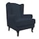 Easy-Going EasyGoing Stretch Wingback Chair Sofa Slipcover 2Piece Sofa Cover Furniture Protector Couch Soft with Elastic Bottom Spandex Jacquard Fabric Small Checks Dark Blue
