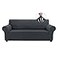 Asnomy Couch Covers for 3 Cushion Couch Stretch Sofa Covers Slipcovers Pet Protector Furniture Covers for Dogs Cats Spandex Jacquard Fabric Small Checks XLargeCharcoal Ash