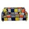 HOOBUY Printed Sofa Cover Stretch Couch Covers Sofa Slipcovers for 3 Cushion Couch with Two Free Pillow Case Bragg 3 SeaterLarge 2 Seater