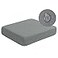 NC HOME Couch Seat Cushion Covers Stretch Sofa Cushion Protector Couch Cover for Camper Loveseat Cushion with Elastic Bottom Medium Dove Grey