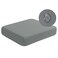 NC HOME Couch Seat Cushion Covers Stretch Sofa Cushion Protector Couch Cover for Camper Loveseat Cushion with Elastic Bottom Medium Dove Grey
