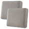 H.VERSAILTEX HVERSAILTEX Super Stretch Individual Seat Sofa Covers Couch Slipcover Sets Thick Jacquard Textured Twill Fabric 2 Piece Large Sofa Cushion Covers Taupe