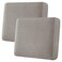H.VERSAILTEX HVERSAILTEX Super Stretch Individual Seat Sofa Covers Couch Slipcover Sets Thick Jacquard Textured Twill Fabric 2 Piece Large Sofa Cushion Covers Taupe