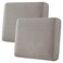 H.VERSAILTEX HVERSAILTEX Super Stretch Individual Seat Sofa Covers Couch Slipcover Sets Thick Jacquard Textured Twill Fabric 2 Piece Large Sofa Cushion Covers Taupe