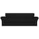 Easy-Going EasyGoing 4 Pieces Stretch Couch Cover Oversized Sofa Cover for Dogs Washable Sofa Slipcover for 3 Separate Cushion Couch Fabric Elastic Furniture Protector for Pets Kids Black Oversized So
