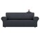 LURKA Stretch Oversized Sofa Slipcovers 1 Piece Couch Covers for 3 Cushion Couch Sofa Furniture Protector Full Sofa Covers with Elastic Bottom for Kids and Pet XLarge Dark Grey