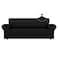 LURKA Stretch Oversized Sofa Slipcovers 1 Piece Couch Covers for 3 Cushion Couch Sofa Furniture Protector Full Sofa Covers with Elastic Bottom for Kids and Pet XLarge Black