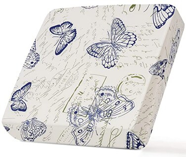 SearchI Stretch Printed Sofa Couch Cushion Covers Replacement Chair Cushion Slipcovers Sofa Seat Cover Furniture Protector Sofa Slipcover Soft with Elastic BottomSmall Butterfly Pattern