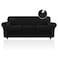 FestiCorp Velvet Sofa Covers for 3 Seat Cushion Couch Sofa Slipcovers Stretch 4 Piece Couch Cover Thick Furniture Covers for Dogs Pets Sofa Black