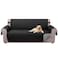 U-NICE HOME UNICE HOME Reversible Sofa Cover Couch Cover for Dogs with Elastic Straps Water Resistant Furniture Protector for Pets Couch Cover for 3 Cushion Couch Sofa BlackGrey
